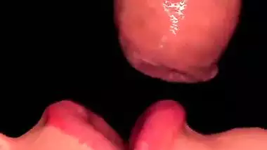 Mindblowing Indian blowjob and cum swallowing