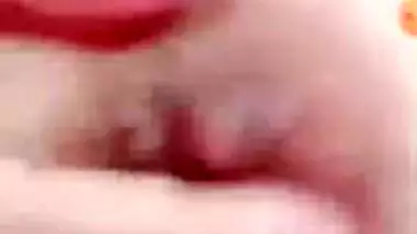 Live cam cute girl playing with boobs and hairy pussy