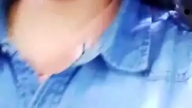 Bengali college girl shows big boobs on video call