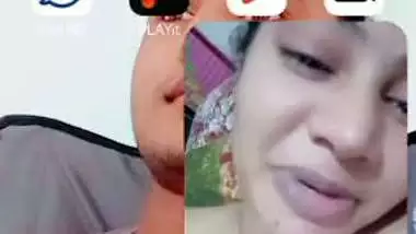 Video call nude show of sexy Indian girlfriend MMS